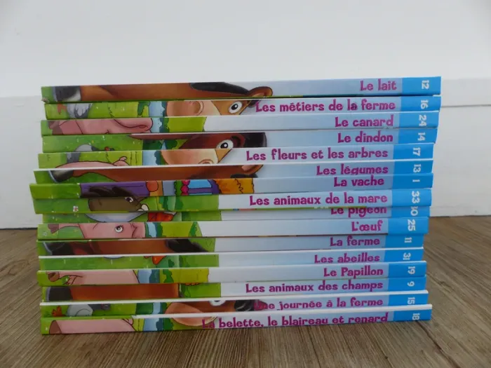 lot de 16 livres les animaux de la ferme Collection Altaya - photo numéro 2