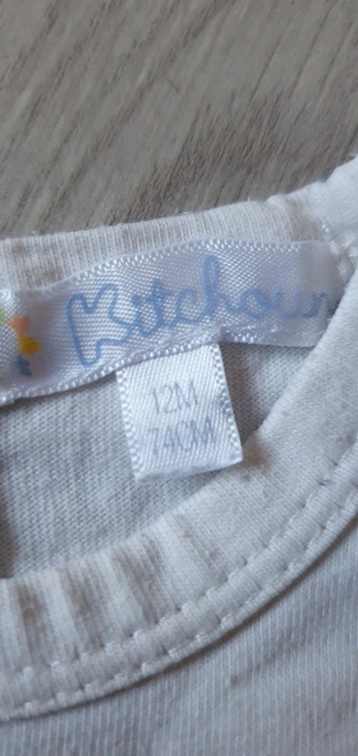 Maillot t-shirt kiabi 12mois 74cm - photo numéro 3