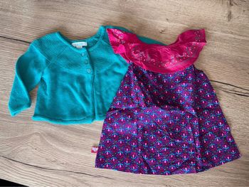 Ensemble sergent major okaidi 6 mois été fille