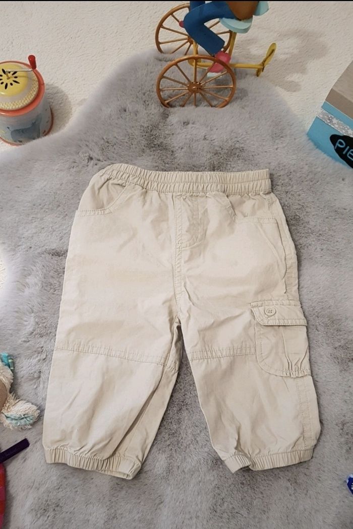 Pantalon léger beige Tissaia 9 mois