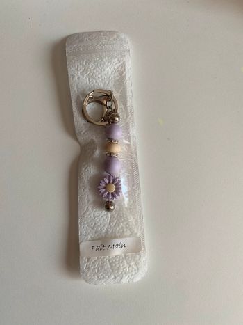 Porte clés bijou de sac à mains sac à dos fait main