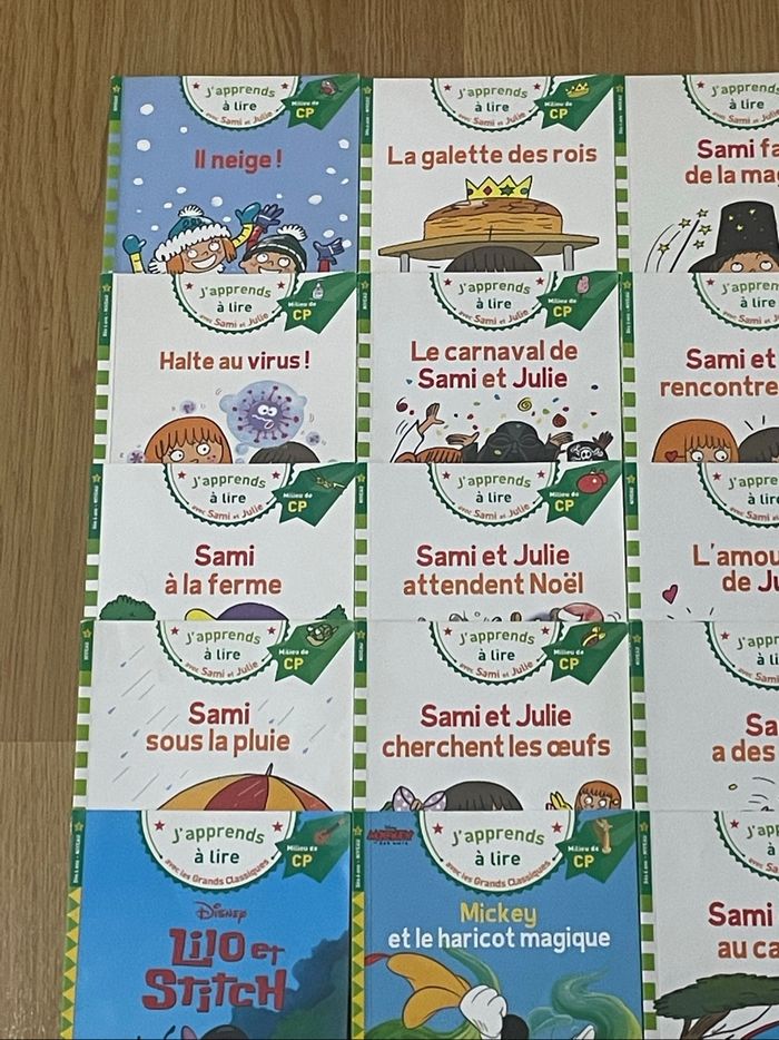 Lot 20 livres j’apprends à lire avec Sami et Julie milieu CP - photo numéro 2