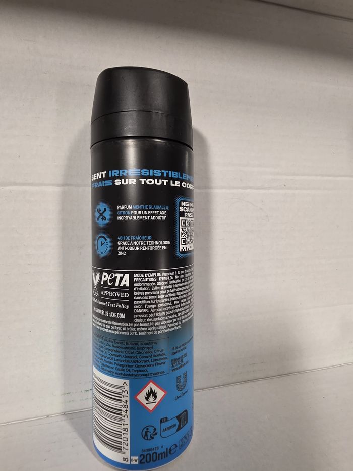 Déodorant AXE 200ml  Ice Cool - photo numéro 2