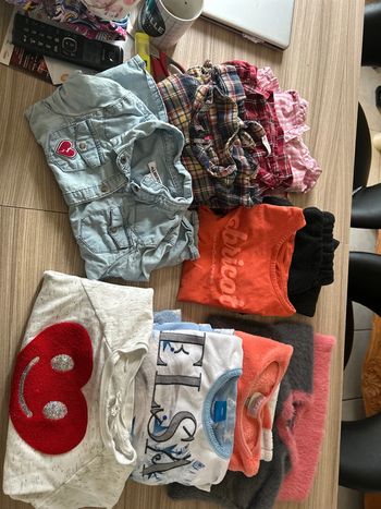 Lot de 10 vêtements fille 8 ans