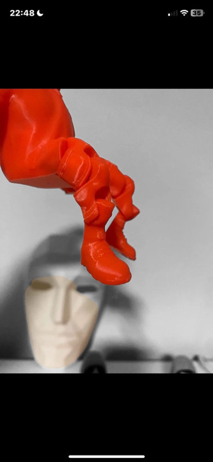 Lot de trois soldats squid game impression 3 D - photo numéro 3