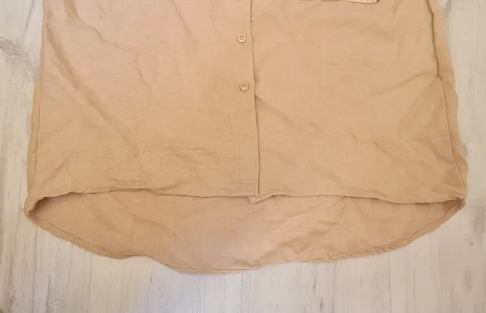 Chemisier léger marron taille L - photo numéro 3