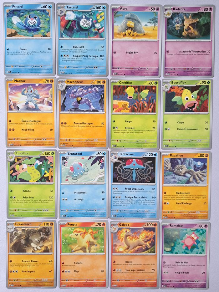 🃏 Collection de 131 cartes Pokémon série EV - 151 de 2024 - photo numéro 5