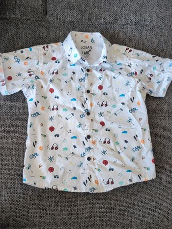Jolie chemise manches courtes