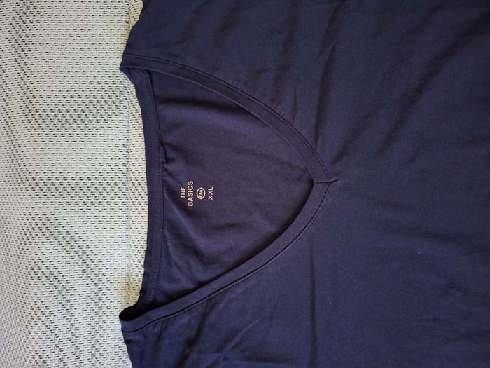 T-shirt bleu marine C&A Taille XXL - photo numéro 4