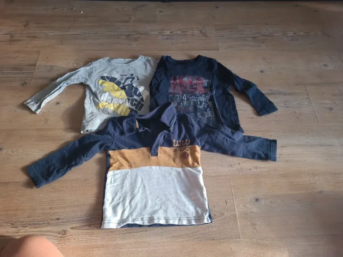 LOT 3 tee shirt manches longues