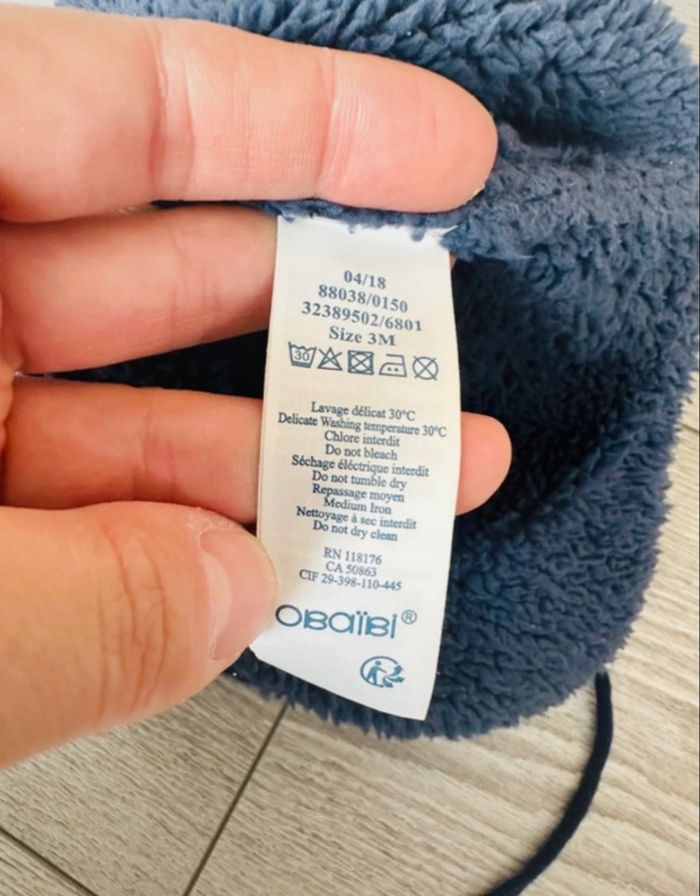 🌼bonnet chaud obaibi 3 mois 🌼 - photo numéro 4