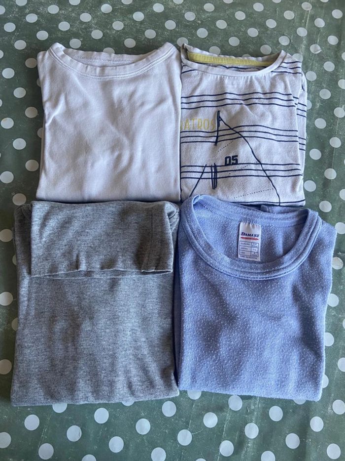 Lot de 4 TS manches longues 6 ans