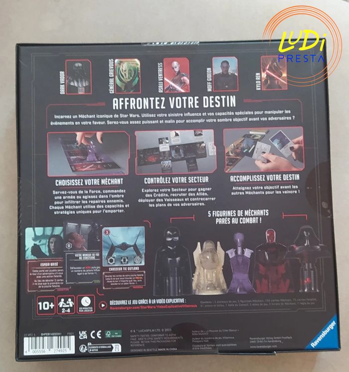 Star Wars Villainous: La Puissance du Côté Obscur - Jeu de société sous emballage - photo numéro 2