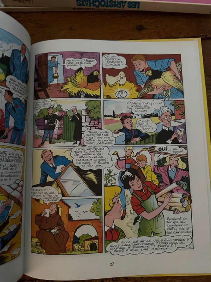 Livre ancien Lisette présente Betty monte un cirque bd album Solveg Rouillard éditions Montsouris - photo numéro 5