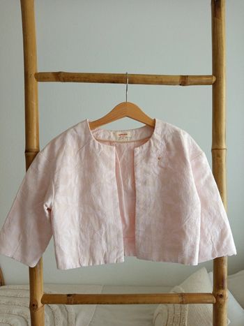Veste Boléro de cérémonie rose Catimini 7 ans