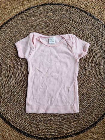 Joli tee-shirt manches courtes fille 12 mois