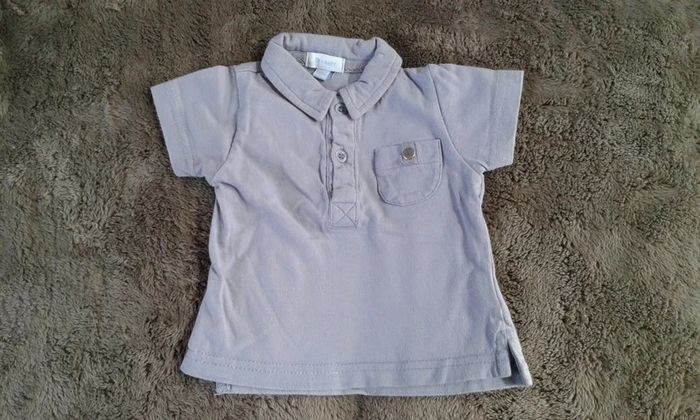 Polo gris tex baby 1 mois