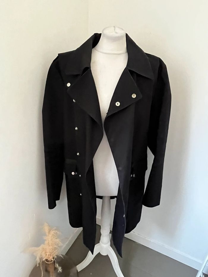 Veste Trench noir Sandro homme M
