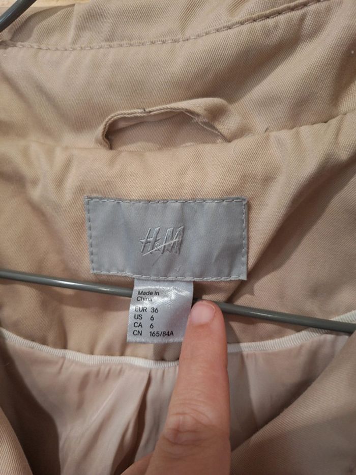 Trench H&M femme Taille 36 - photo numéro 4