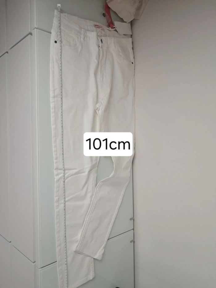 Md'M jean été blanc T.42 neuf - photo numéro 11