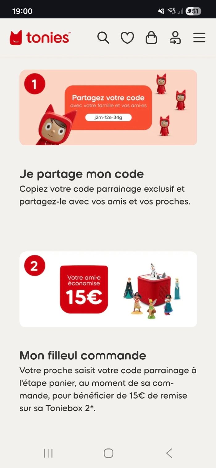 Toniebox 2 tonies 15€ code promo - photo numéro 2
