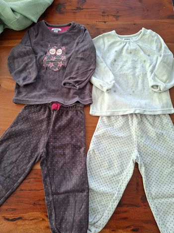 Lot de 2 pyjamas 2 pièces Obaibi 2 ans