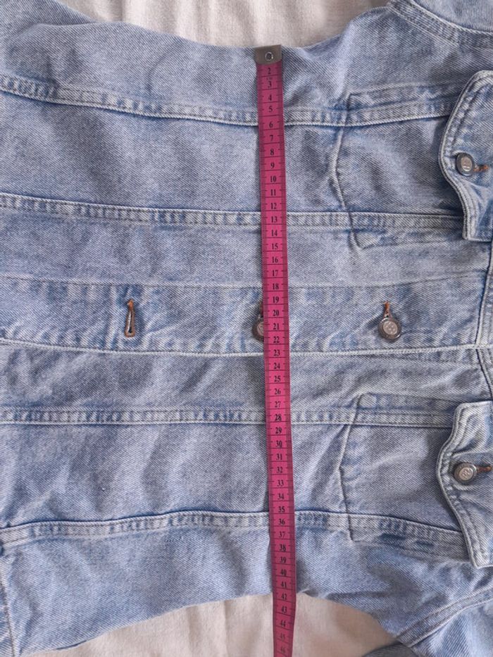 Veste en jean cintrée vintage Projection privée - photo numéro 9