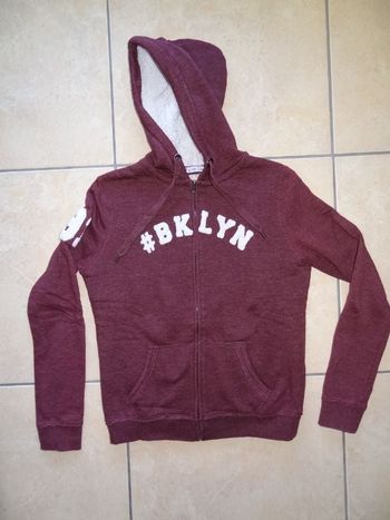 sweat à capuche doublé