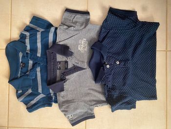 Lot de trois polos pour garçons