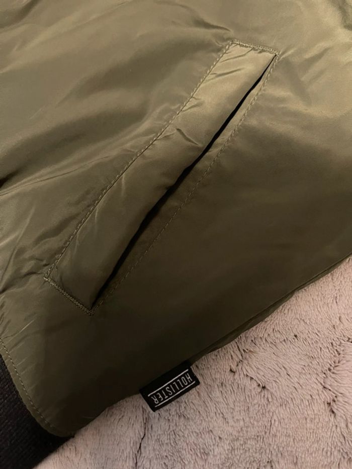 Blouson kaki - Hollister - T. S - photo numéro 3