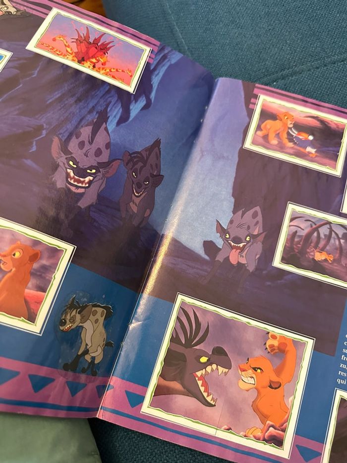 Album Panini ancien Disney Le Roi Lion complet stickers autocollants vintage - photo numéro 7