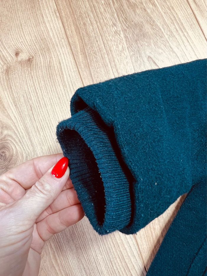 Taille 2 ans manteau duffle-coat garçon TAO bleu marine 💙 - photo numéro 4