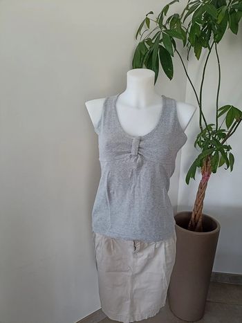 debardeur Defi Mode gris taille M