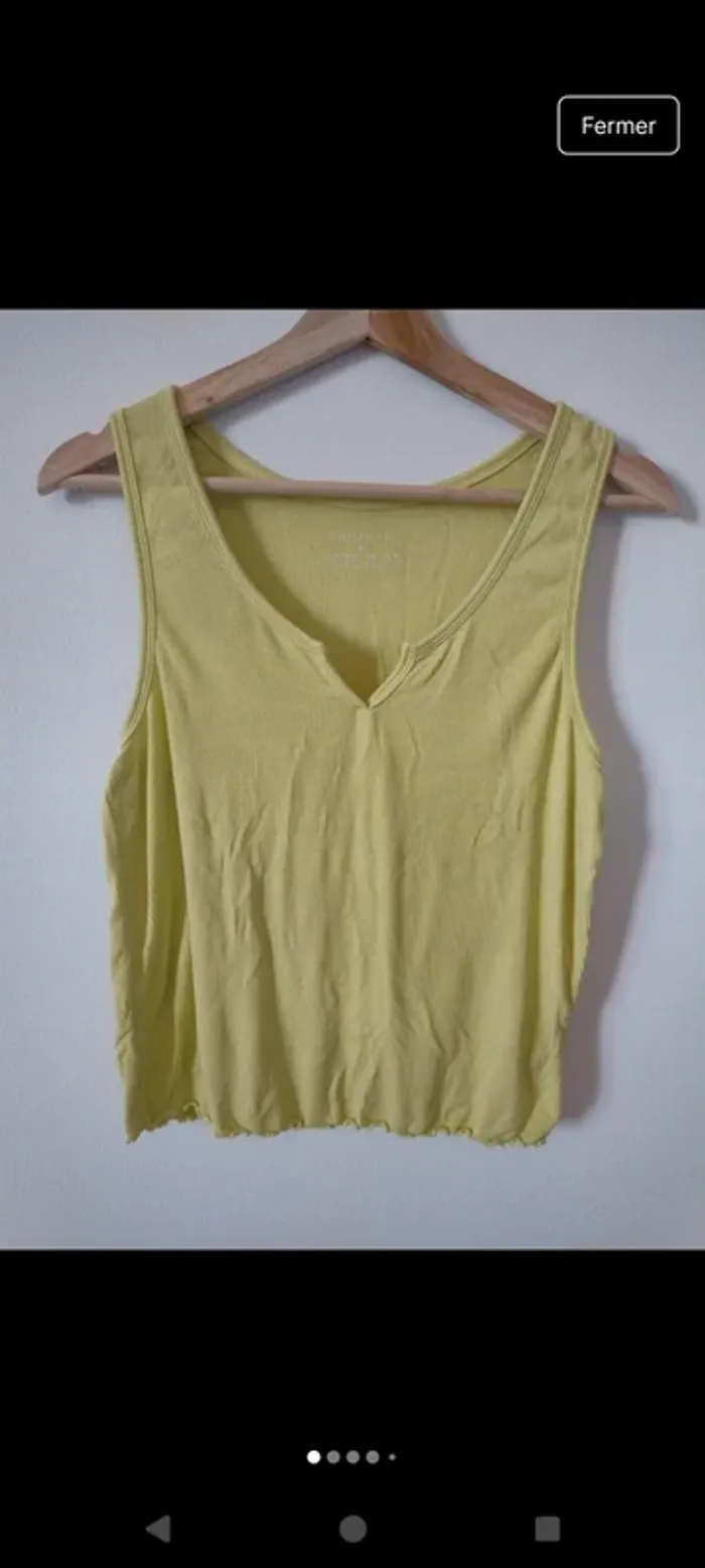 Débardeur femme en viscose et élasthanne