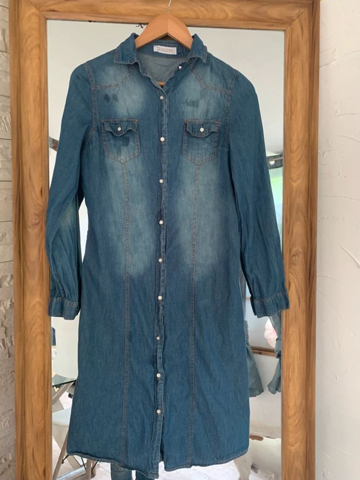 Robe en jean longue taille 36 - photo numéro 2