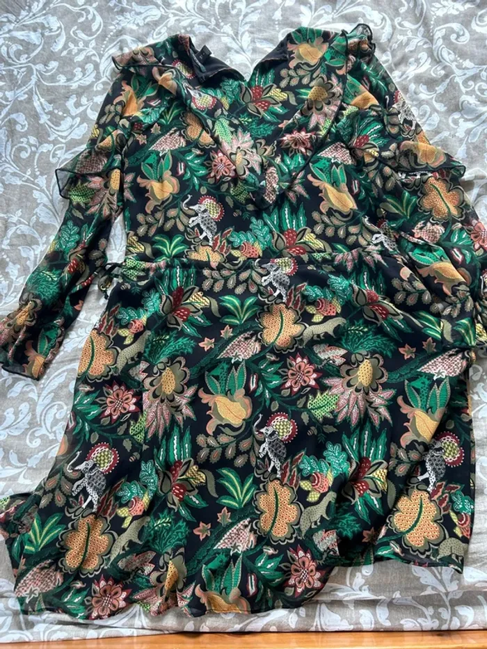 Robe fleur scotch & soda taille s - photo numéro 2