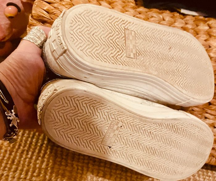 Noname baskets blanches argentées 39🌸 - photo numéro 4