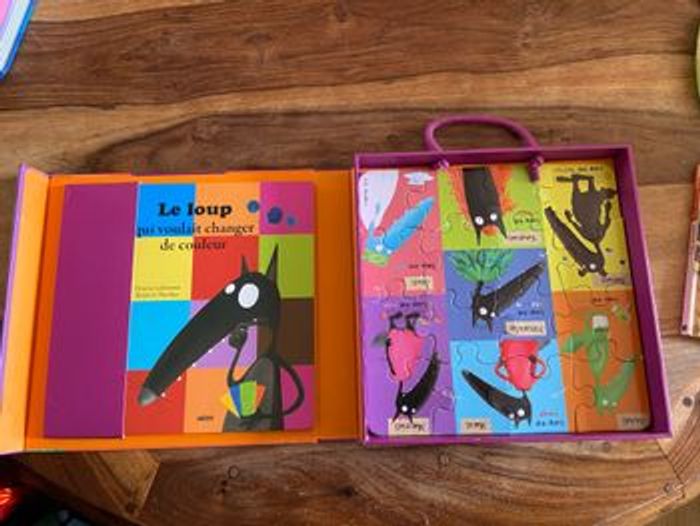 Coffret livre et puzzles - photo numéro 2