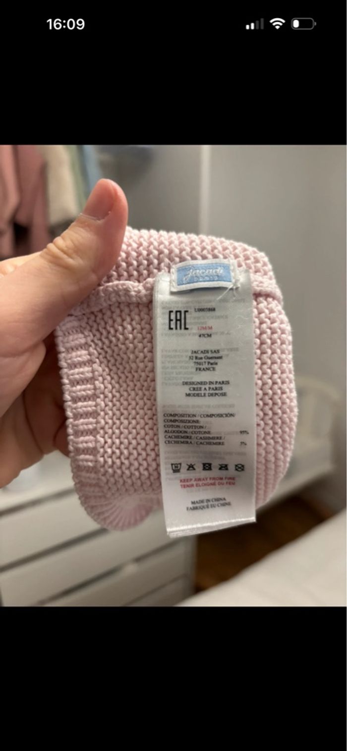 Bonnet jacadi bébé - photo numéro 3