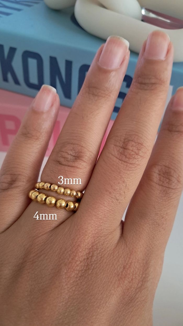Bague gold filled 4mm - photo numéro 2