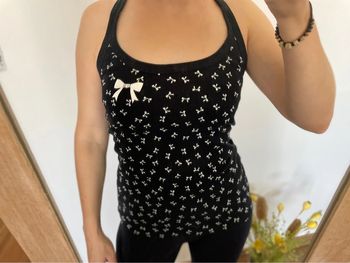 Débardeur noir et blanc