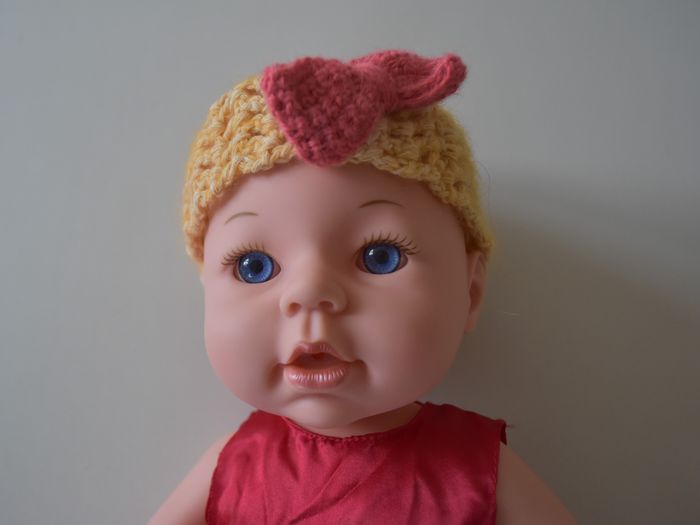 Bandeau de naissance jaune - photo numéro 2