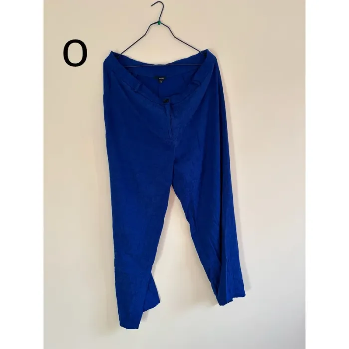 Pantalon bleu électrique texturé – KIABI T48