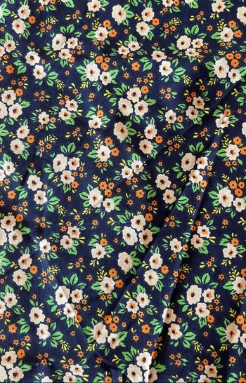 Tissu imprimé à fleurs