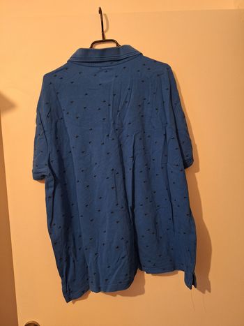 Polo bleu et noir