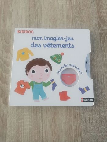 Kididoc mon imagier - jeu des vêtements