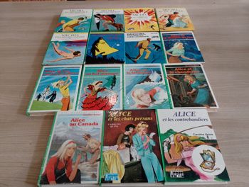 Lot de 15, bibliothèque verte (Alice, Michel)(2)