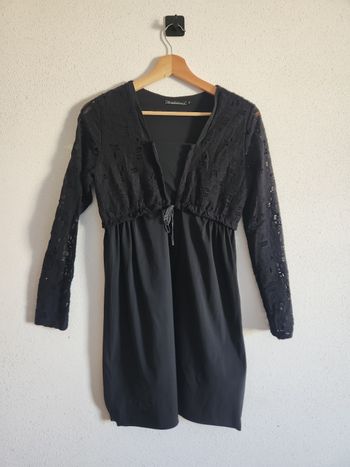 Robe noire dentelle La Mode est à Vous – T36 – Manches longues