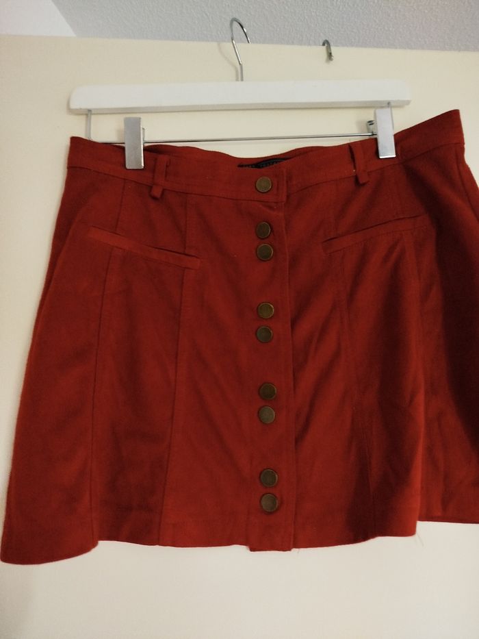 Mini jupe style peau ZARA - photo numéro 6