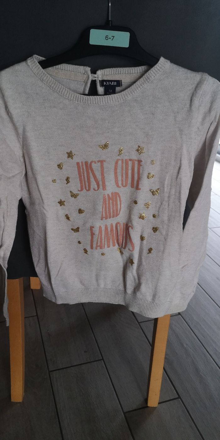 Pull kiabi taille 5 ans